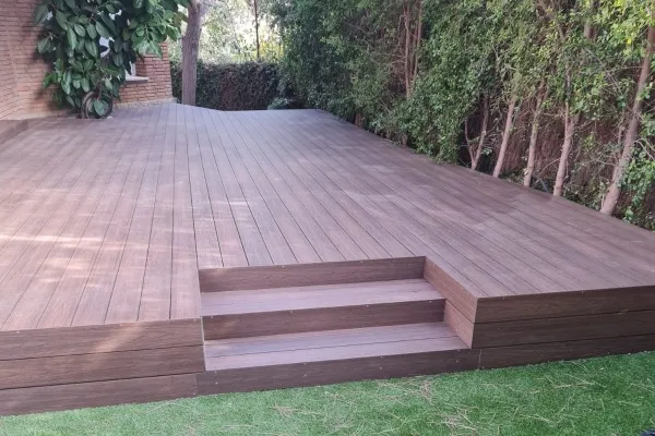 instalación de tarima exterior en  - acabado profesional