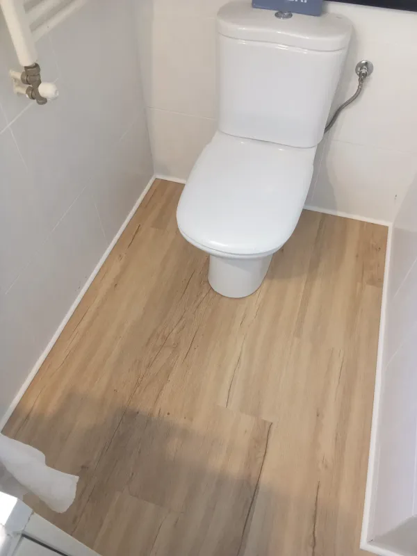 instalación de suelo laminado casa en Sant Cugat - vista del proyecto mostrando vista detallada