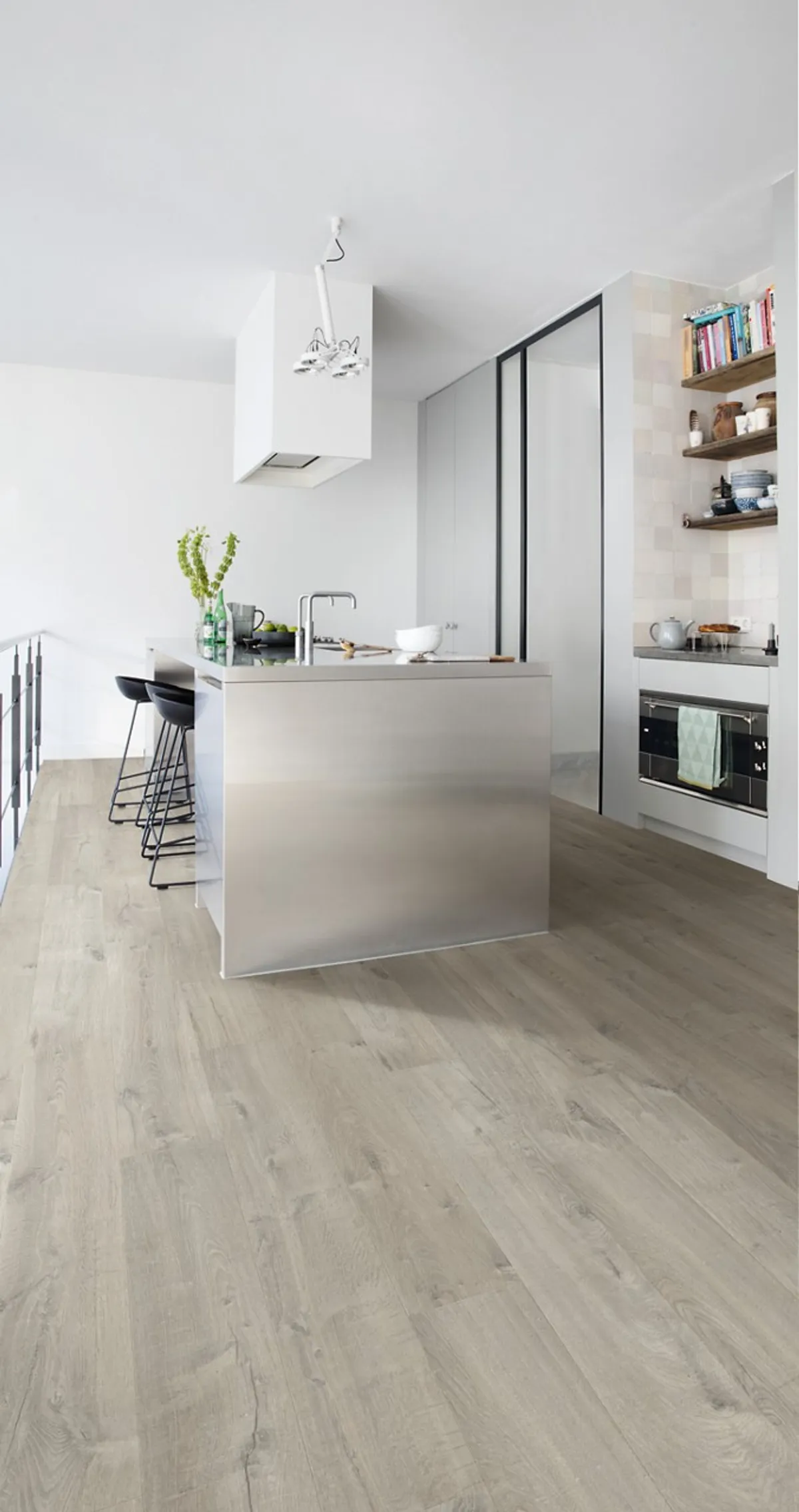suelo laminado quick step Quick-Step Quick-Step Impressive Roble Suave Gris