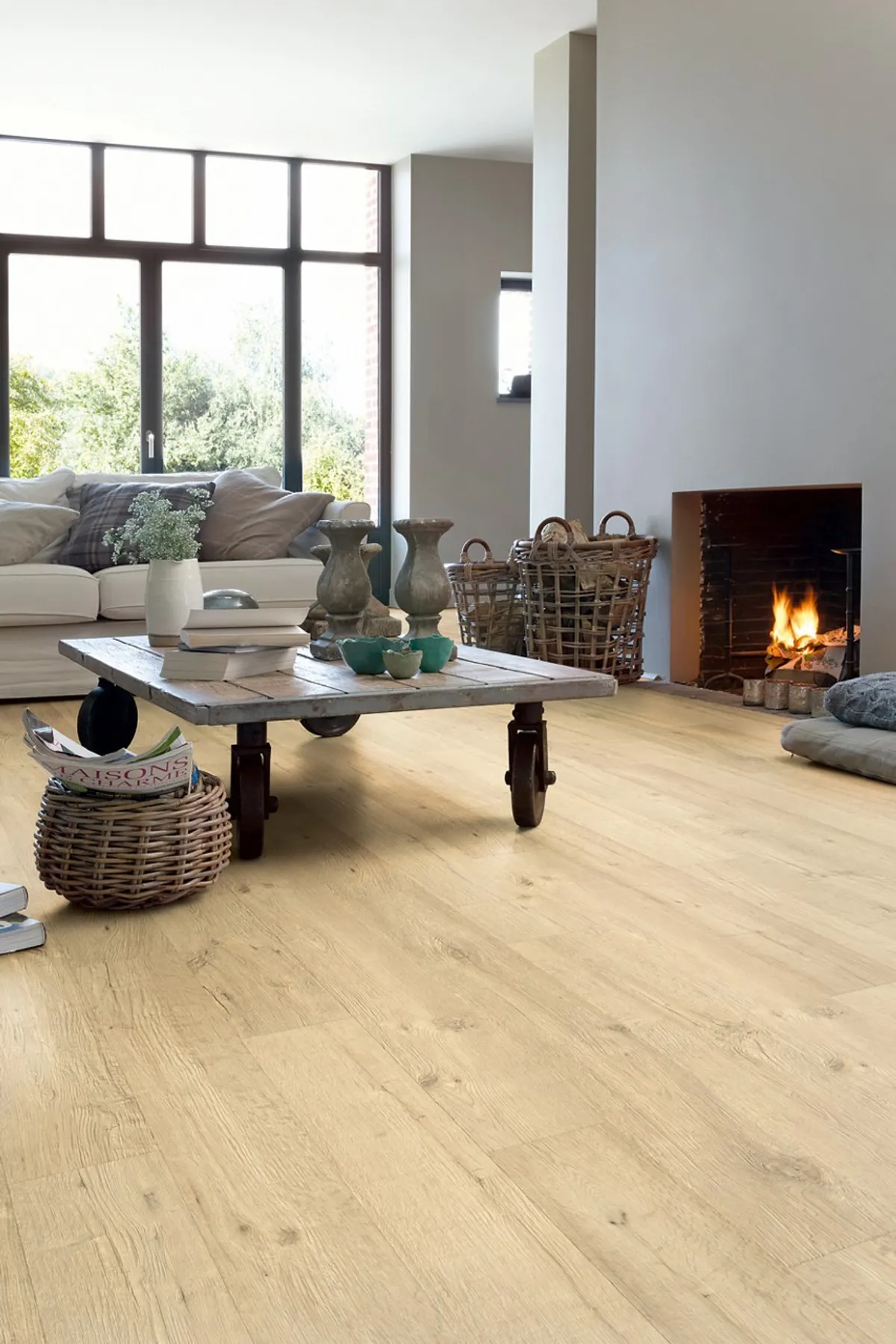 suelo laminado quick step Quick-Step Quick-Step Impressive Roble Tratado Chorro Arena Natural