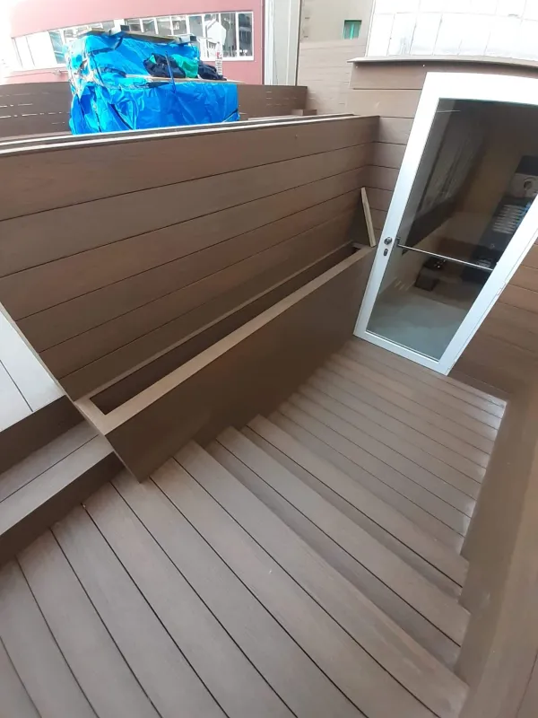 instalación de tarima exterior en instalacion tarima exterior - trabajo profesional mostrando materiales de calidad